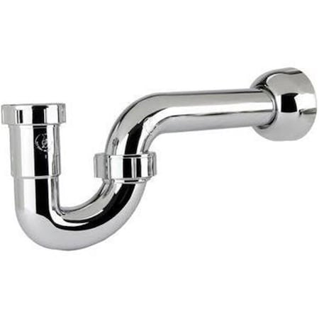 Protectionpro 1.5 in. P-Trap Chrome Plated ABS Pipe PR1644846
